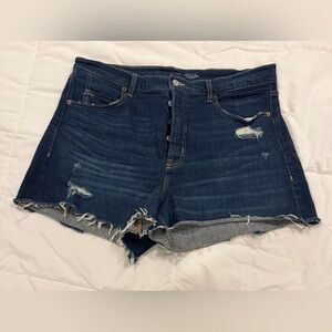 **Women’s Sky-Hi A-Line Shorts – Dark Blue – Size 16**